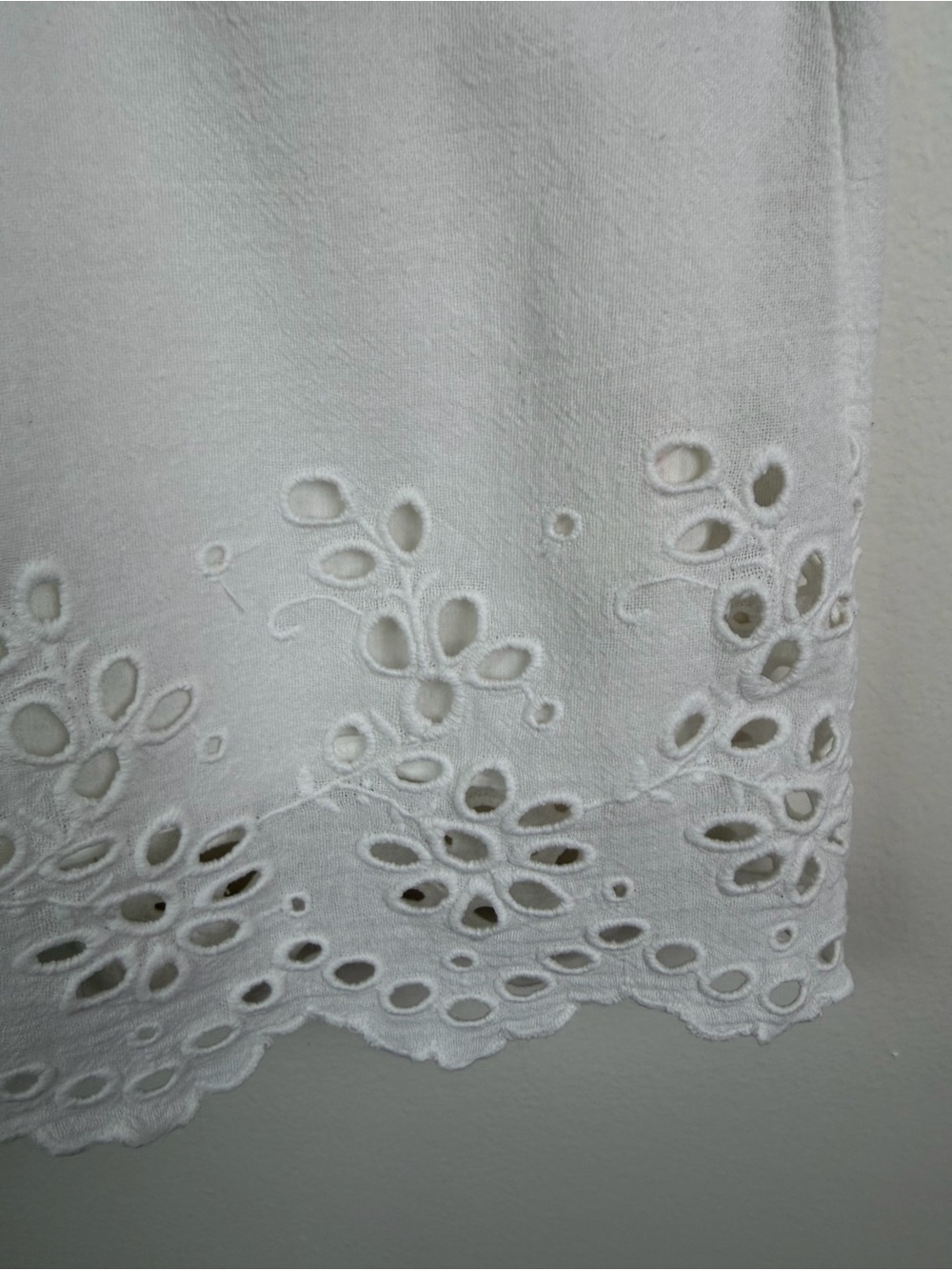 Anthropologie Daily Practice Eyelet Hem Mini Dress Size M - Picture 9 of 15